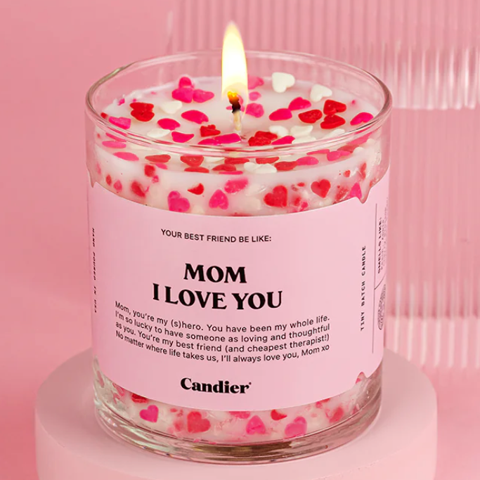 Mom, Love You Candle