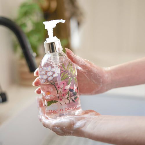 Botanical Bliss Liquid Hand Soap W/ Decorative Insert