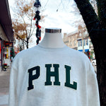 Philadelphia PHL Felt Letter Crewneck