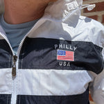 Philadelphia "Philly USA" Full Zippered Windbreaker Jacket