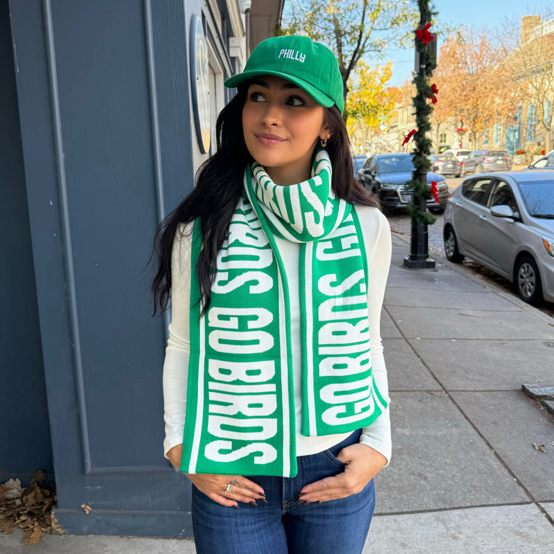 Eagles "Go Birds" Knit Scarf