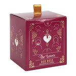 The Lovers Red Rose Tarot Card Candle