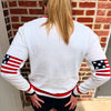 Women's American Flag Knit Sweater