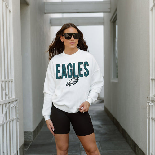Philadelphia Eagles Premium Fleece Crewneck Pullover