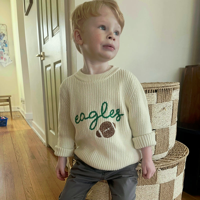 Eagles Baby and Toddler Knit Sweater