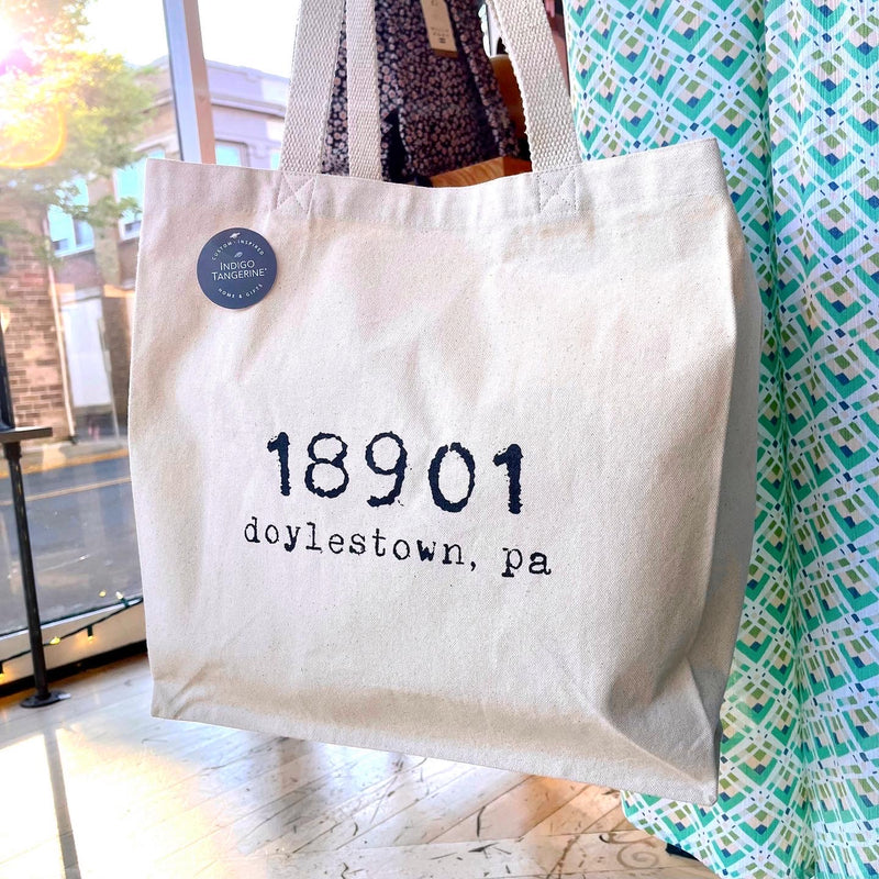 "18901-Doylestown, PA" Canvas Tote Bag