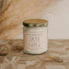 Self-Care Soy Candle - Clear Jar/Pink Label