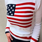 Women's American Flag Knit Sweater