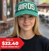Birds Embroidered Cap
