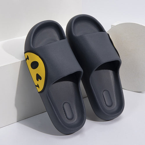 Smiley Face Non-Slip Beach Slides