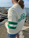 Eagles Collared Knit Cardigan