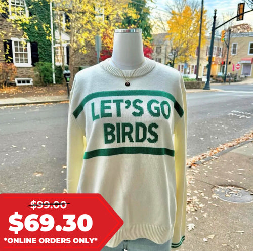 Eagles Let's Go Birds Sweater
