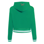 NFL Philadelphia Eagles Retro Classic Women's Cropped Pullover Hoodie