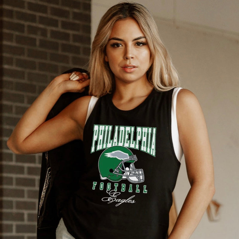 Philadelphia Eagles Racer Back Tank Top
