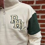 PHL Hunter Green & Cream 1/4 Zip