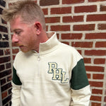 PHL Hunter Green & Cream 1/4 Zip