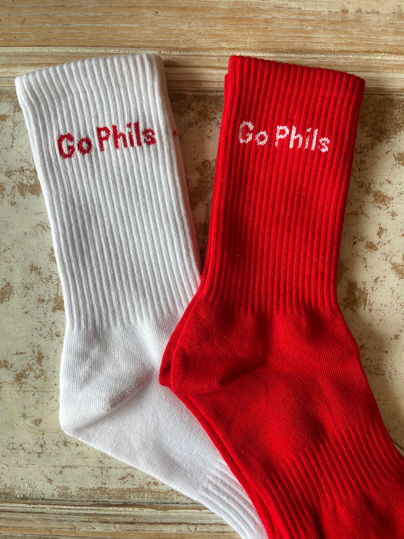 Phillies "Go Phils" Socks