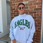 47' Eagles Mock-Neck Pullover