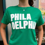 'PHILADELPHIA' Puff Letter T-Shirt