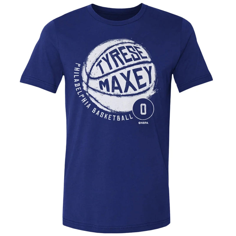 Maxey Basketball WHT Font T-shirt