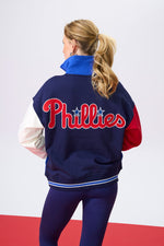 Colorblock 1/4 Zip Phillies Sweatshirt