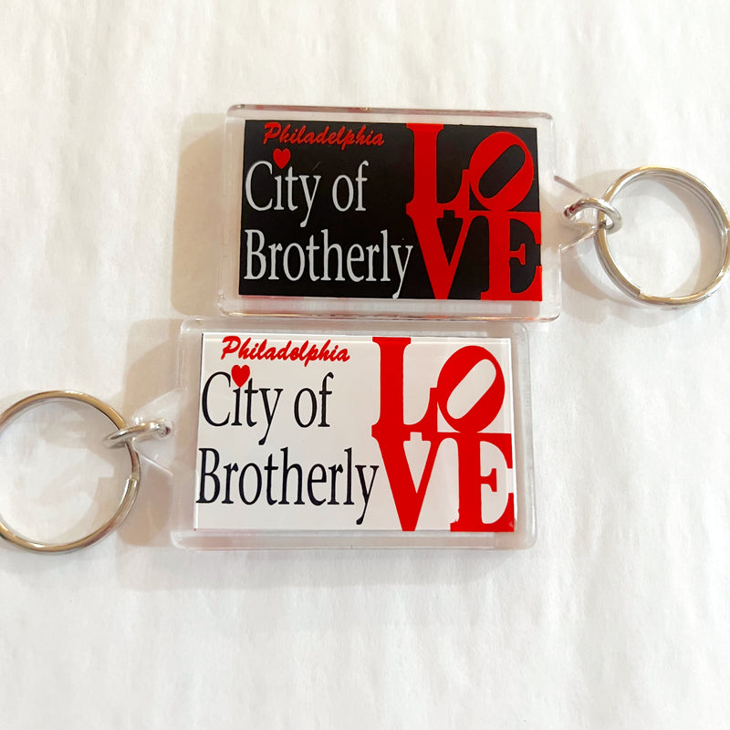 Philadelphia City of Brotherly Love Keychain
