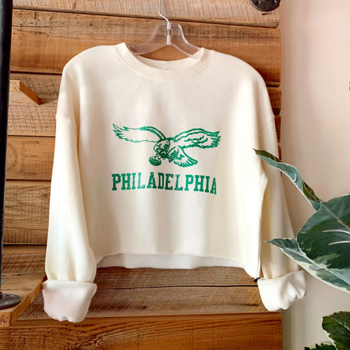 TheShopsofSerendipity Philadelphia Eagles Logo Tee Shirt 2XL / Black