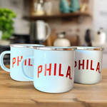 Philadelphia Phila. Enamel Mug