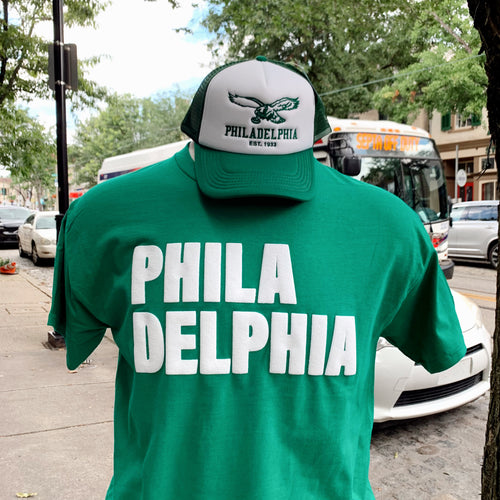 'PHILADELPHIA' Puff Letter T-Shirt