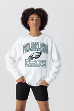 Philadelphia Eagles Mind Games Oversized Long-Sleeve Tee