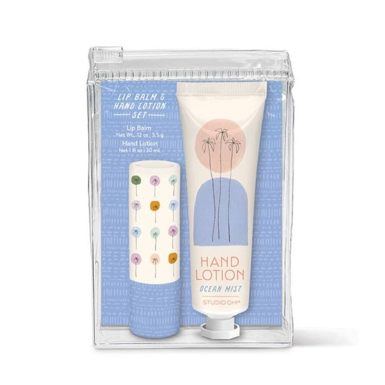 Dotted Palms Lip Balm and Lotion Set