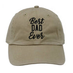 "Best DAD Ever" Embroidered Baseball Cap