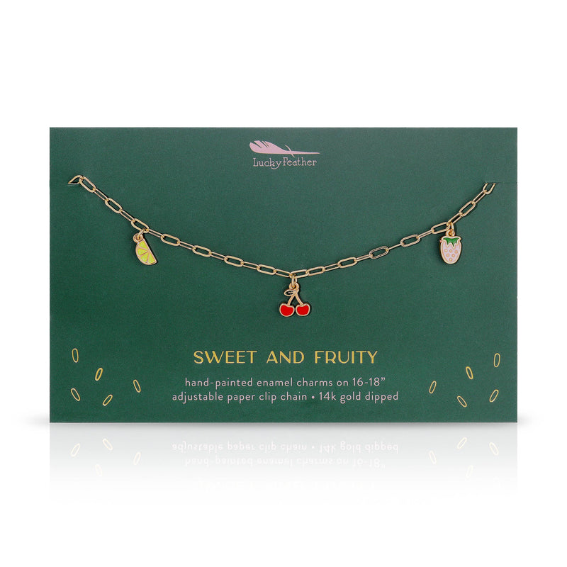 Sweet Enamel Treasure Necklace