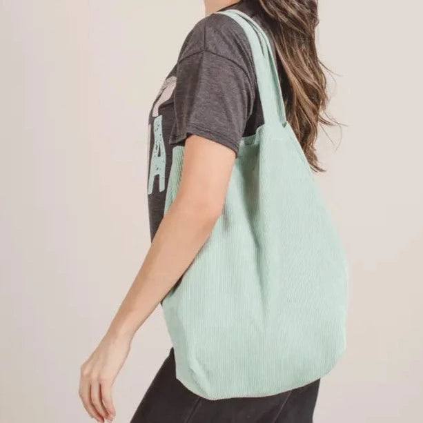 Corduroy Tote Bag