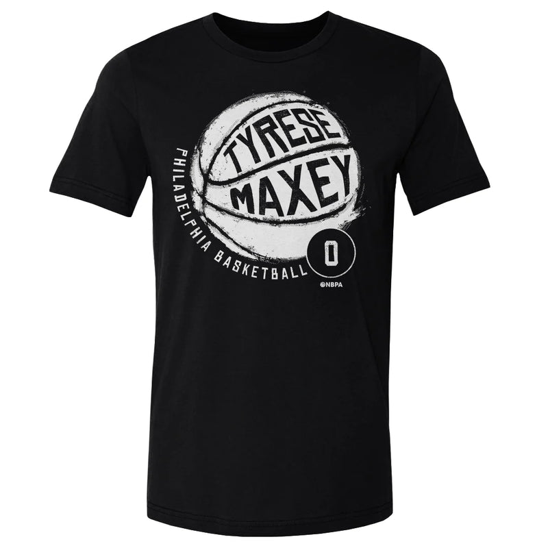 Maxey Basketball WHT Font T-shirt