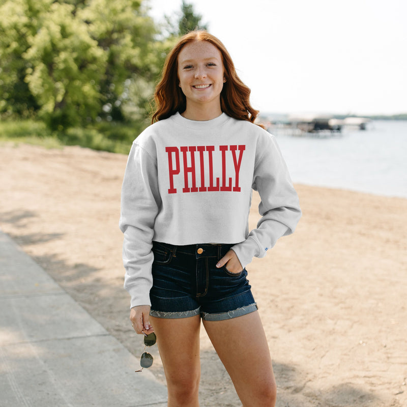 Big Time "PHILLY" Cropped Crewneck