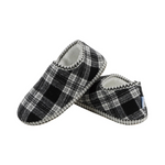 Snoozies- Womens Cozy Plaid Cabin Bootie