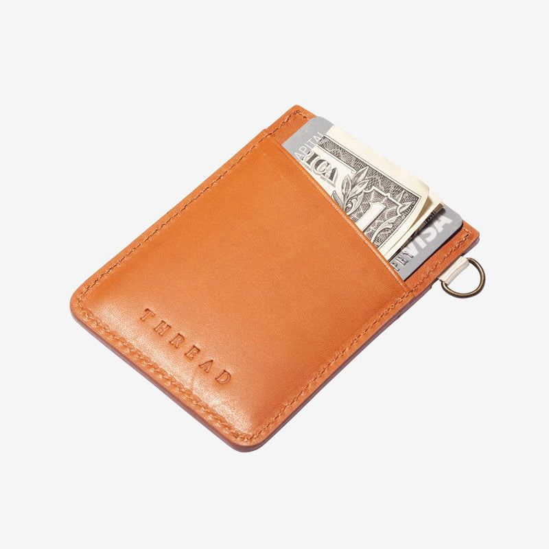 Thread Wallet - Vertical Leather Wallet