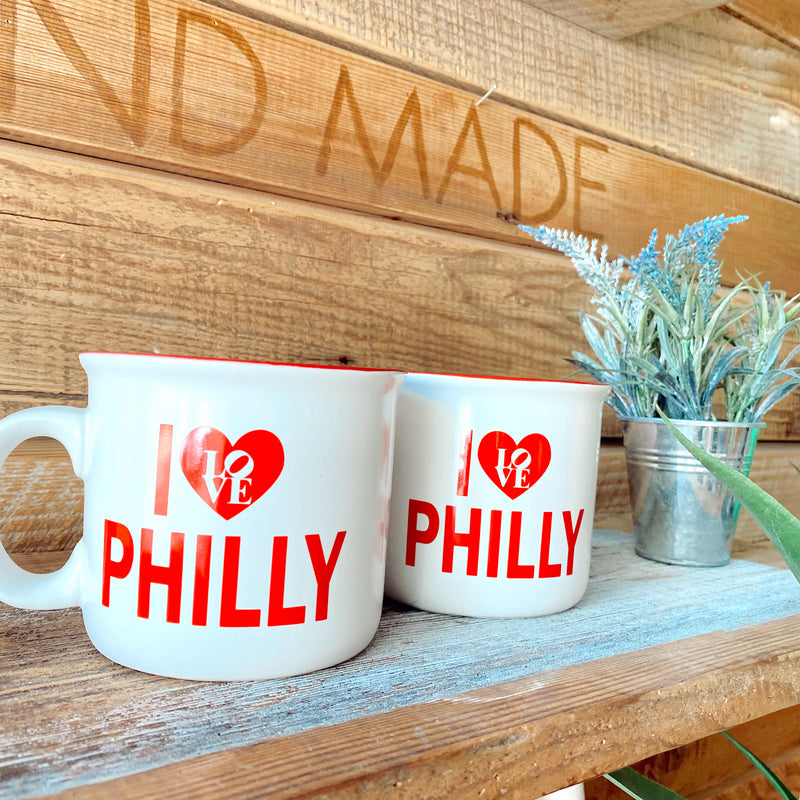 I "LOVE" Philly Two-Tone Mug