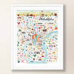 Philadelphia City Map Print