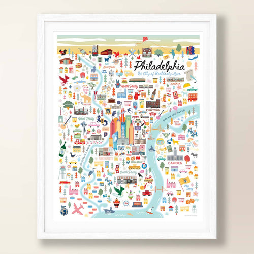 Philadelphia City Map Print