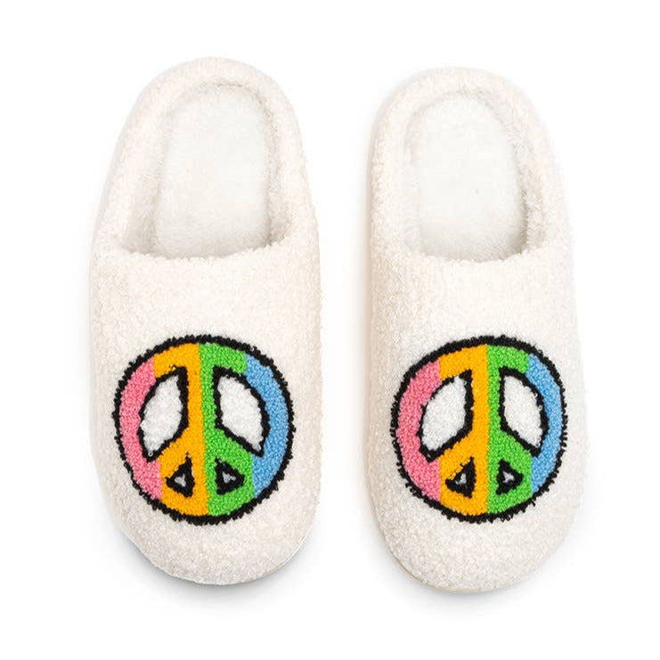 Peace Sign Slippers