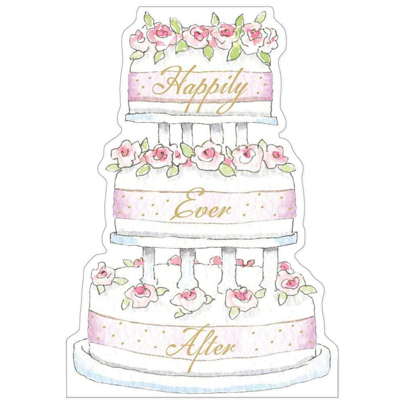 WEDDING CAKE FOIL - Wedding/Die-Cut Foil Card