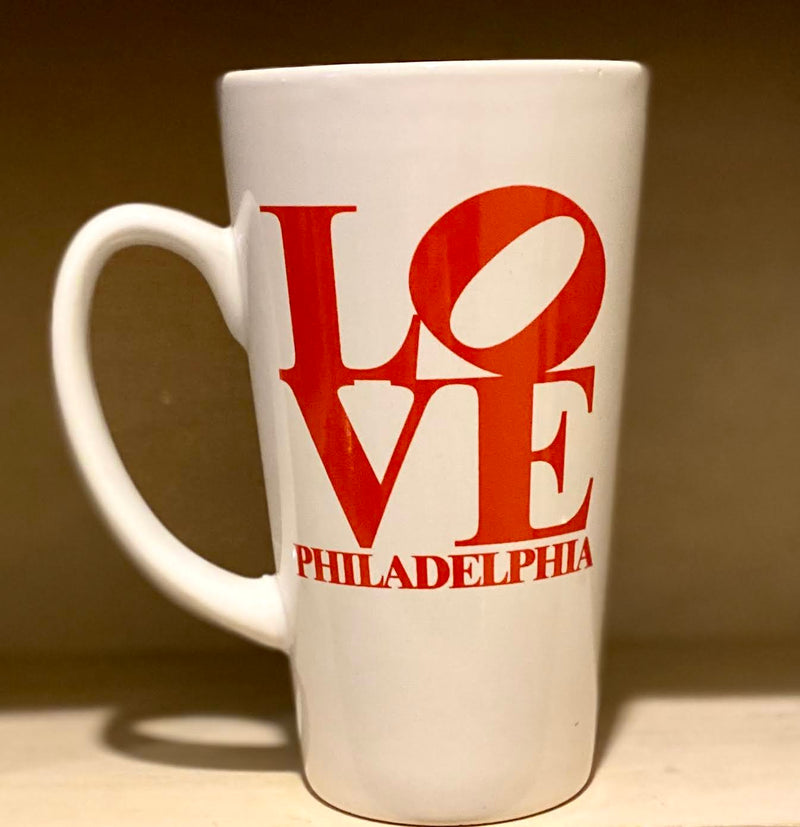 Philadelphia 'LOVE' Latte Mug